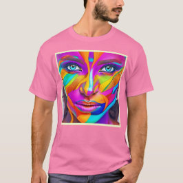 Vibranly Face Paint Art T-Shirt