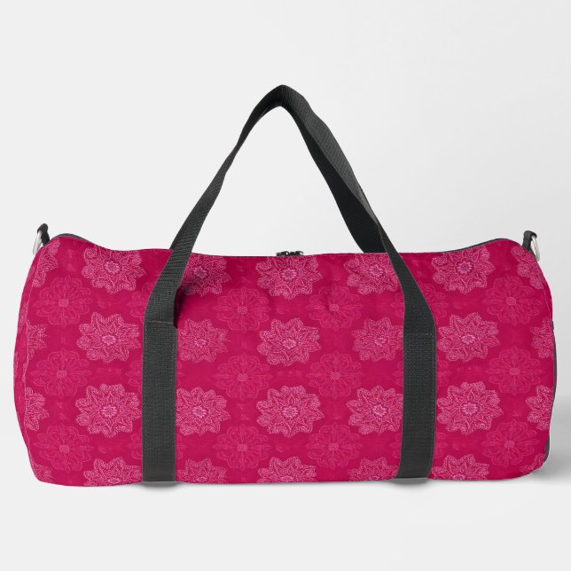 Vibranly Paisley und Floral Duffle Bag (Vorderseite)