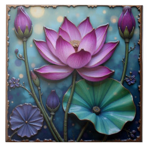 Vibranly Pink Lotus Fliese
