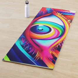 Vibranly Rainbow Eye Artwork Yogamatte