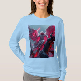 Vibranly St Michael Archangel Long Sleeve Womens T T-Shirt