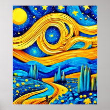 Vibranly Starry Artwork