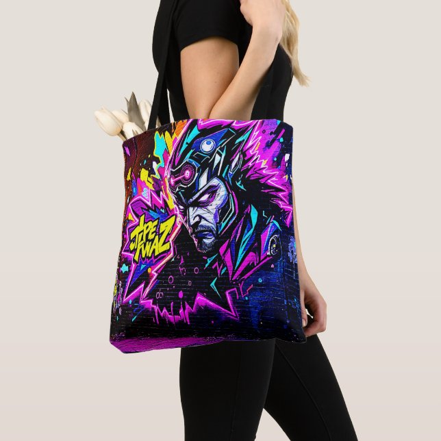 Vibranly Street Art Glow Tasche (Von Nahem)