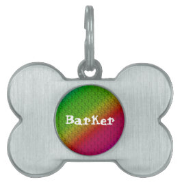 Vibrannender bläserner Regenbogenfarbenbogen, d. h Tiermarke