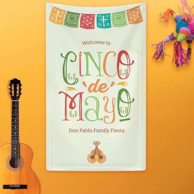 Vibrannt Cinco de Mayo Fiesta Willkommen Banner (Von Creator hochgeladen)