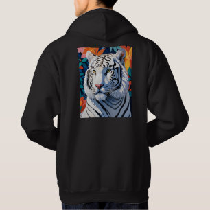 Vibrannt White Tiger Hoodie