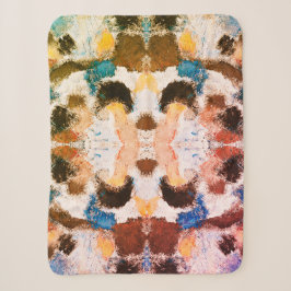 Vibrannte Pastel Symmetry - Abstrakte Textur Sherpadecke