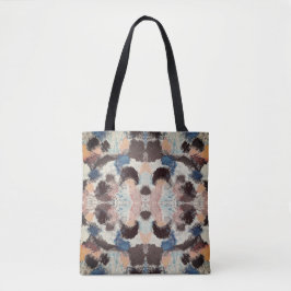 Vibrannte Pastel Symmetry - Abstrakte Textur Tasche