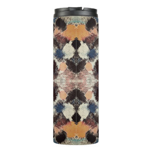 Vibrannte Pastel Symmetry - Abstrakte Textur Thermosbecher