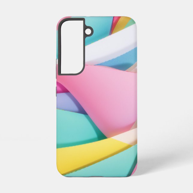 Vibrannte Pastellpapierkollektion Samsung Galaxy Hülle (Rückseite)