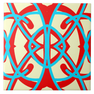 Vibrannte, vielfarbige Keramik Fliese