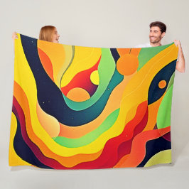 Vibrannte Wave Energy Fleecedecke