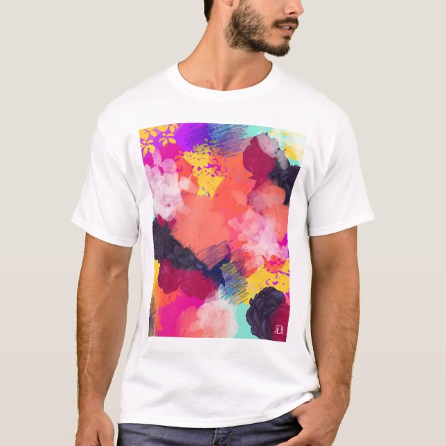 Vibrant Abstract Artwork T-shirt (Vorderseite)