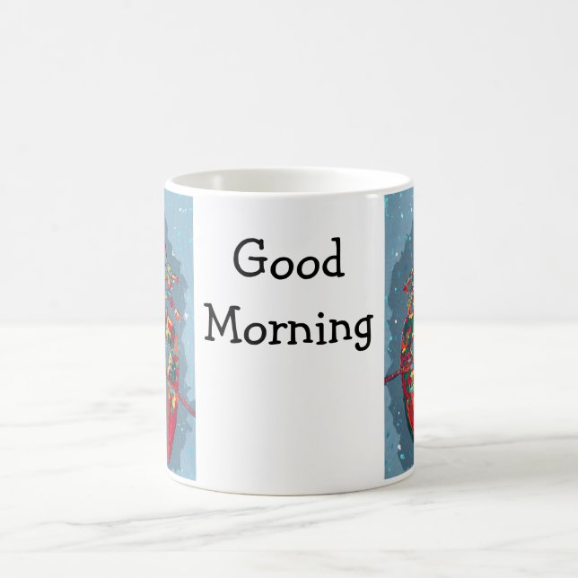 Vibrant Abstract Lobster Mug Kaffeetasse (Mittel)