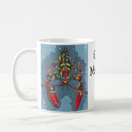 Vibrant Abstract Lobster Mug Kaffeetasse
