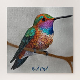 Vibrant Allen's Hummingbird-Malerei