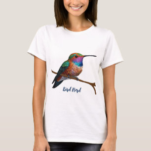 Vibrant Allen's Hummingbird-Malerei T-Shirt
