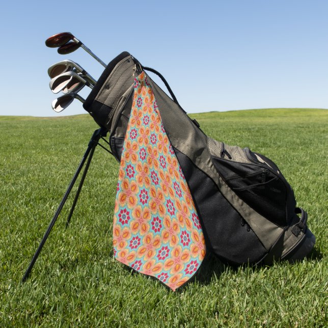 Vibrant Beauty Golfhandtuch (Gras)