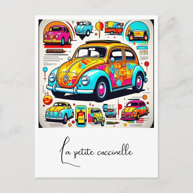 " VIBRANT BEETY " POSTKARTE (Vorderseite)