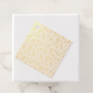 Vibrant Birthday Party Seamless Pattern Geschenkanhänger