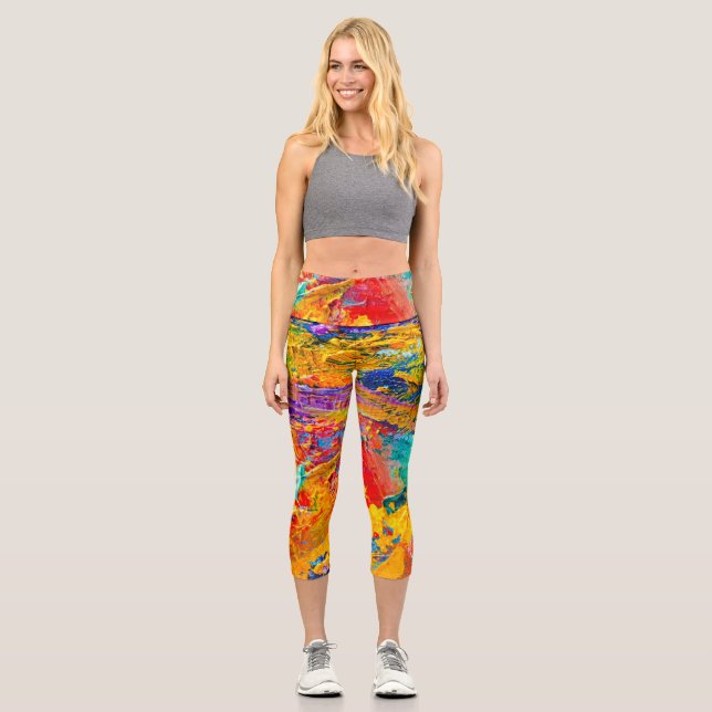VIBRANT CAPRI LEGGINGS (Vorderseite)