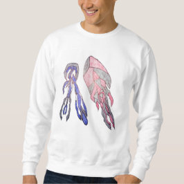 Vibrant Chaos Abstract Men’s Sweatshirt