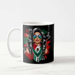 Vibrant Cinco de Mayo Latina - Mexikanisches Erbe Kaffeetasse