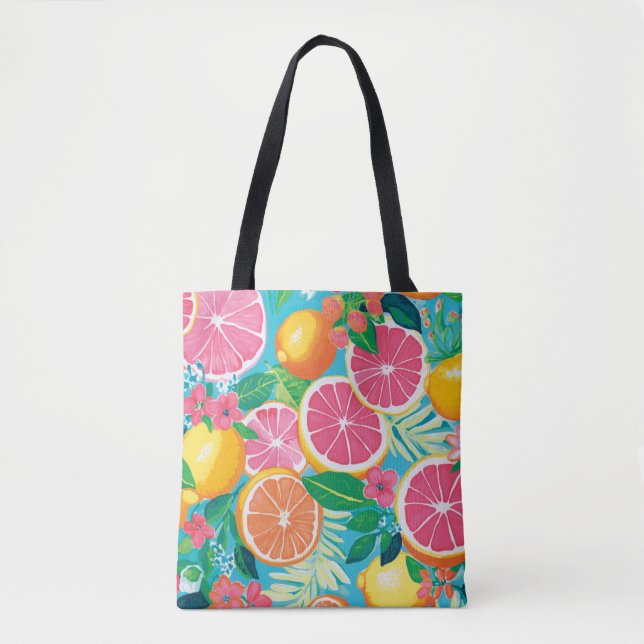 Vibrant Citrus Garden  Tasche (Vorderseite)