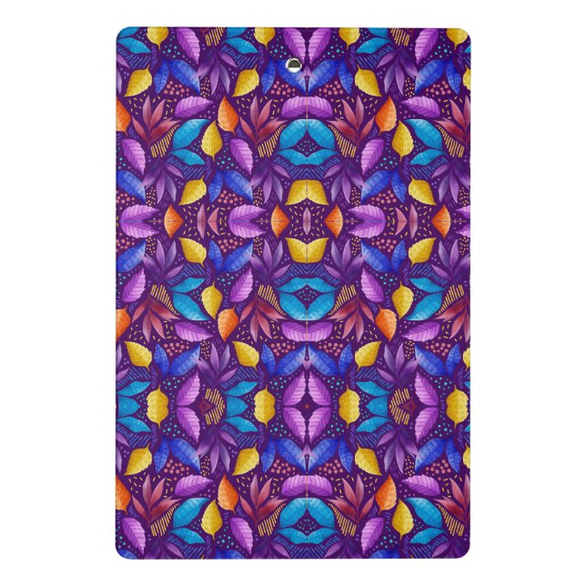 Vibrant clipboard with a symmetrical mini klemmbrett (Rückseite)