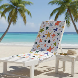 Vibrant Colorful Star Pattern With Cozy Strandtuch