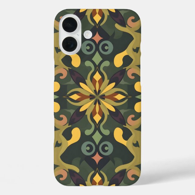 Vibrant Coque Artistique iPhone16 - Élégant Home D (Verso)