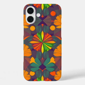 Vibrant Digital Print iPhone16 Case - Nahtlose Pat