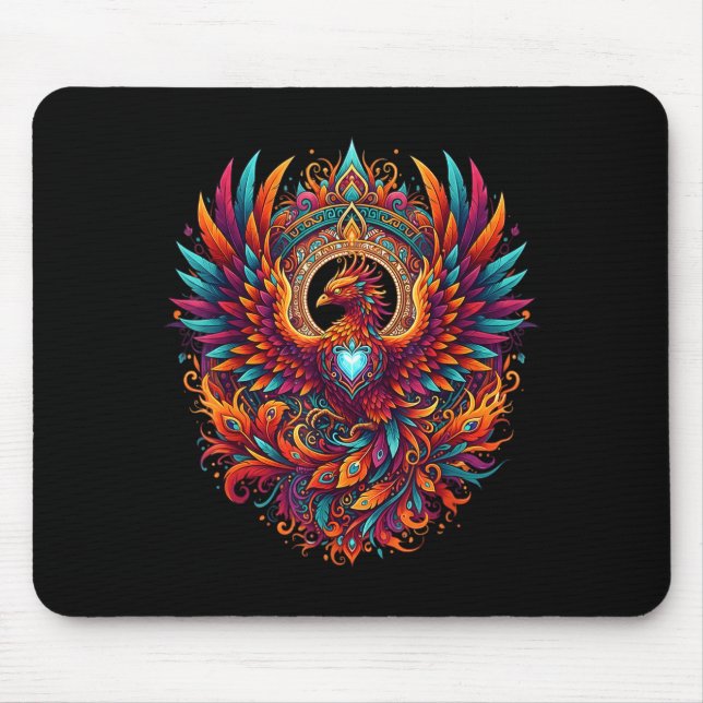 Vibrant Fantasy Pcute Ss Cute Ssnix Mythical Bird  Mousepad (Vorne)