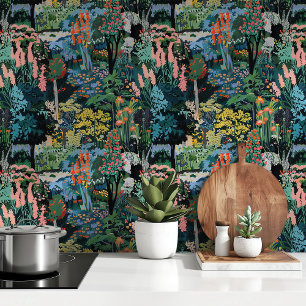 Vibrant Garden Oasis Tapete