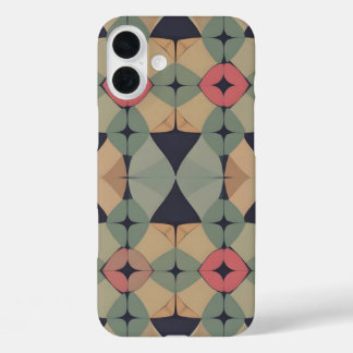 Vibrant Geometric iPhone16 Case - farbenfrohe Zuha