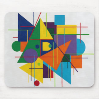 Vibrant Geometric Symphony Mousepad