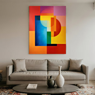 Vibrant Geometry Poster