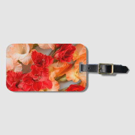 Vibrant Gladiolus flowers Gepäckanhänger