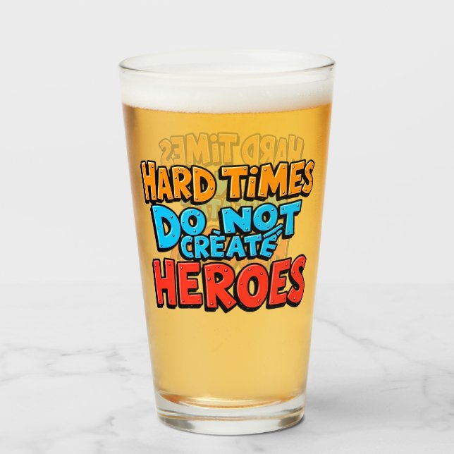 Vibrant Gradient Typographical Create Heroes  Glas (Vorne (Gefüllt))