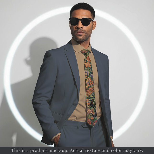 Vibrant Impressionist Garden Necktie Krawatte (Von Creator hochgeladen)