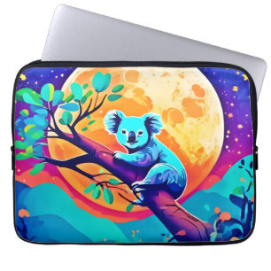 Vibrant Koala Moon Laptopschutzhülle