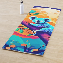 Vibrant Koala Moon Yogamatte