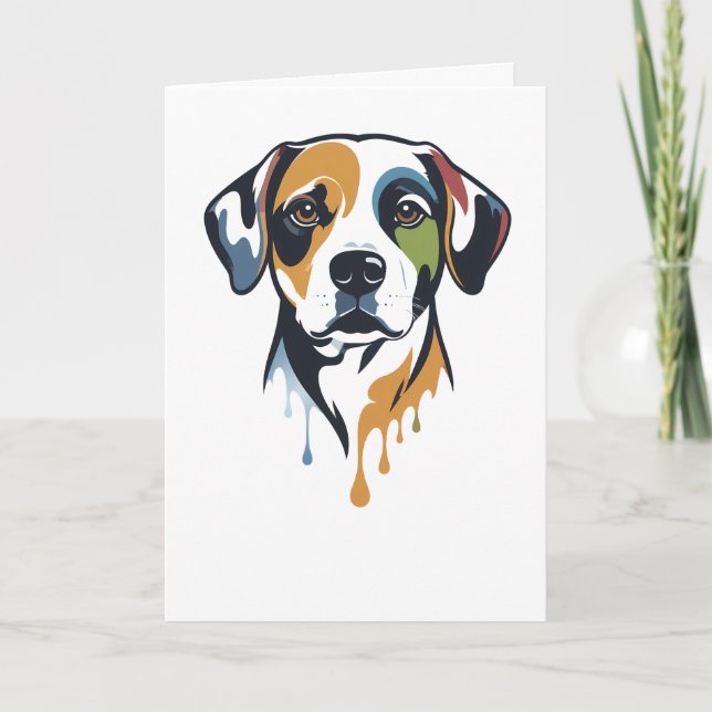Vibrant Lab Pop Art Karte (Vorderseite)