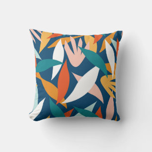 Vibrant Leaf Harmony Kissen