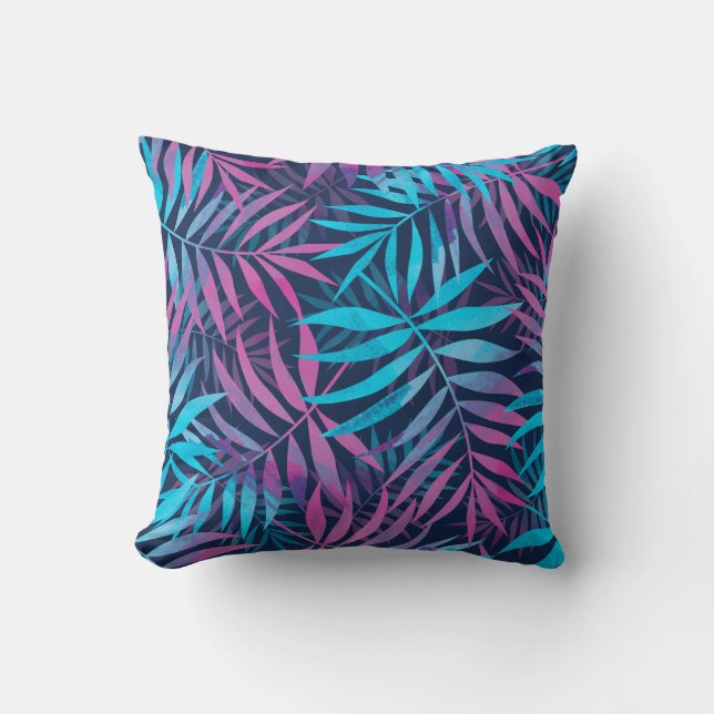  vibrant leaf pattern  kissen (Vorderseite)