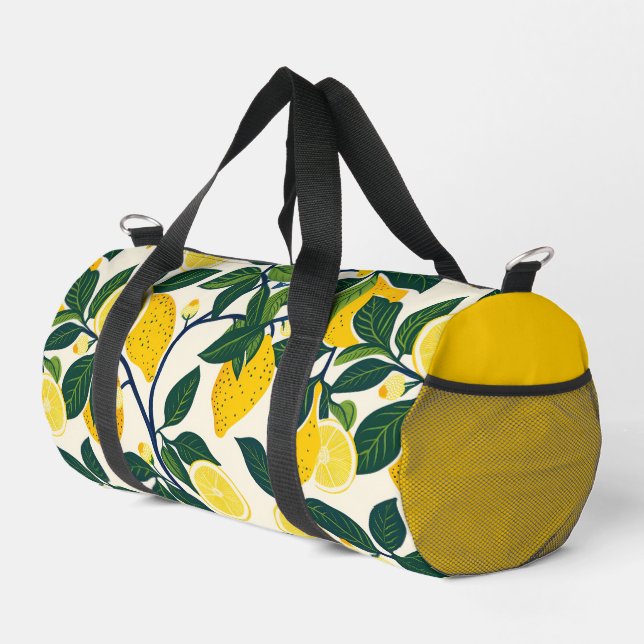 Vibrant Lemon Grove Duffle Bag (Rechte Ecke)