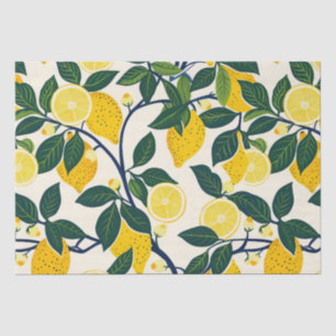 Vibrant Lemon Grove Seidenpapier