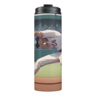 Vibrant "Less Is More" Abstract Graphic Thermosbecher