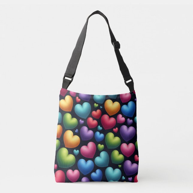 Vibrant Love Tragetaschen Mit Langen Trägern (Vorderseite)
