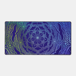 Vibrant Mandala Boho Chic Elegant Marine Bleu Vert